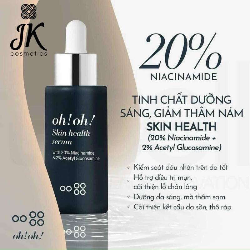 Serum Niacinamide 20% oh oh skin health 30ml hàng cty MẪU MỚI