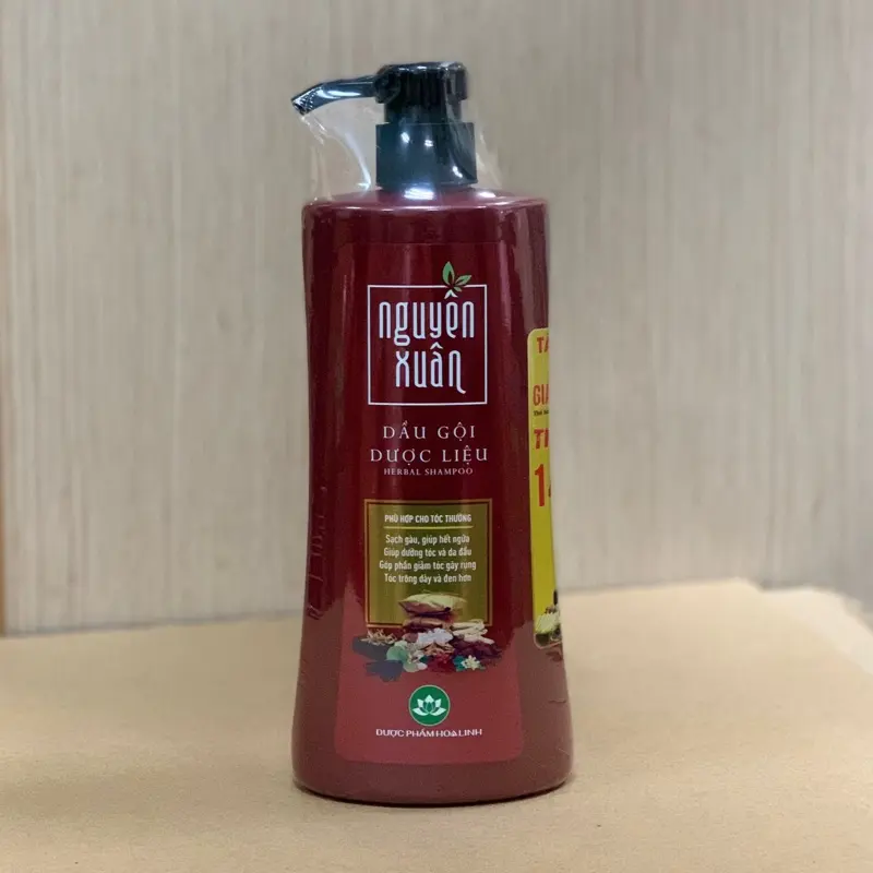Dầu gội Dược Liệu Nguyên Xuân Đỏ chăm sóc tóc, sạch gàu 275ml/450ml 0