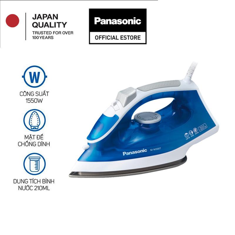 Bàn Ủi Hơi Nước Panasonic NI-M300TVRA Tím / NI-M300TARA Xanh - Phun hơi cực mạnh - Bảo hành chính hãng 12 tháng