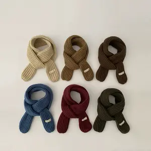 Syal Anak Laki Laki Premium Syal Anak Polos Musim Dingin DeKids