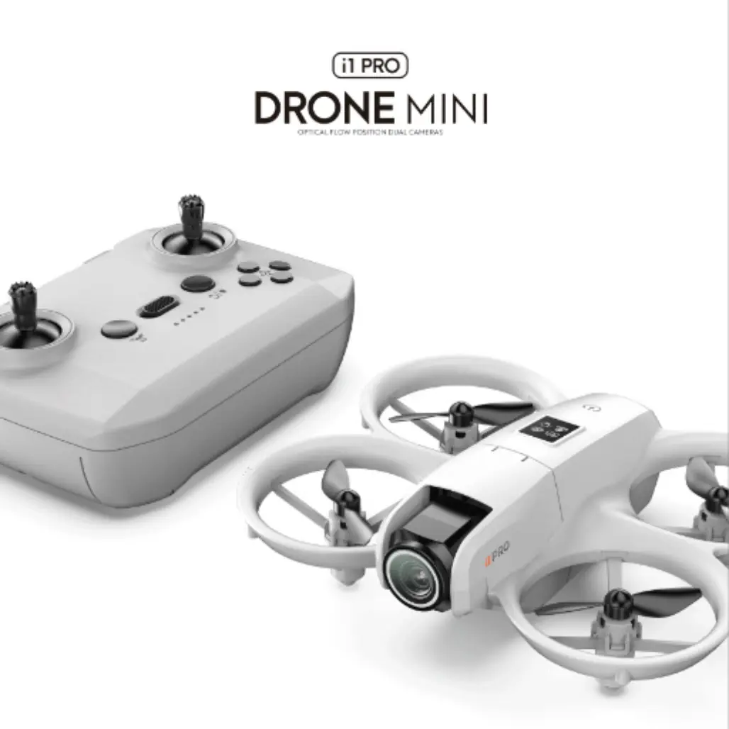 Drone i1 PRO Drone MINI Dành Cho Người Mới Tập Chơi Có Bảo Vệ Cánh Chống Va Chạm Camera HD Điều Khiển Lên Xuống 180 độ Tự Bảo Vệ Khi Bao Với Tốc Độ Cao Camera Phụ Kiện