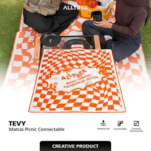 ALLTREK Matras Piknik Outdoor TEVY Picnic Mat Tikar Piknik Alas Duduk Piknik Waterproof Connectable 150x130 Cm