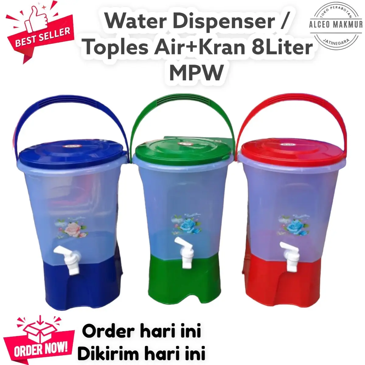 WATER DISPENSER / TOPLES AIR + KRAN 8 LITER MPW