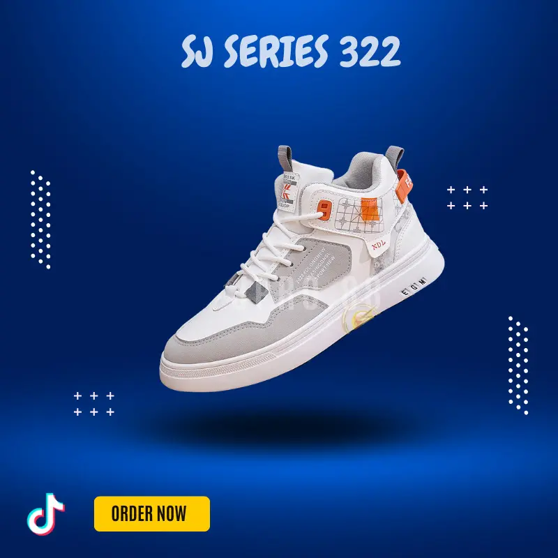 JPRO GANTENG Sepatu Sneakers Boots Fashion Pria Round Toe Pergelangan Kaki Kualitas Import Premium -322 0