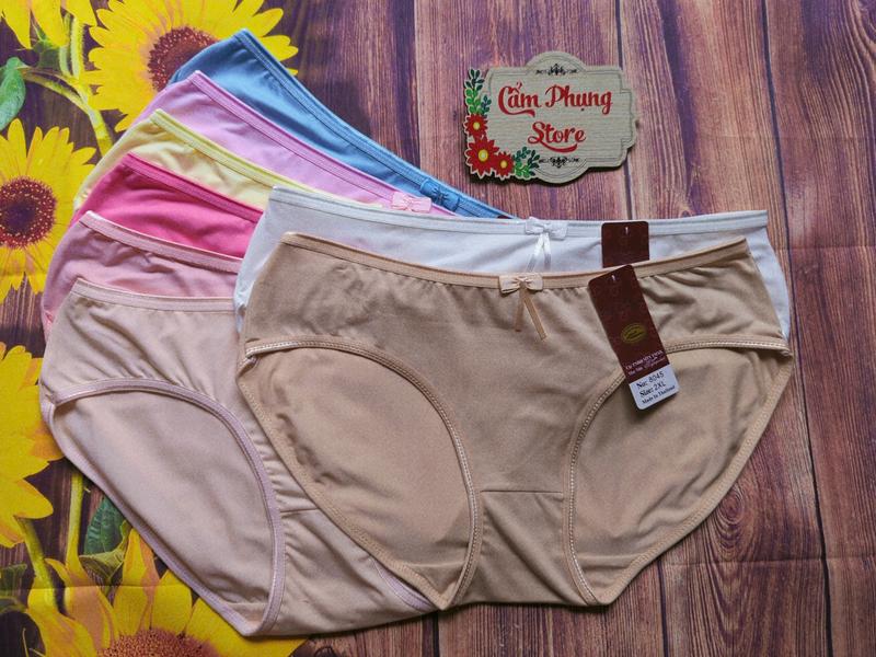 Combo 10 Quần  Lót Cotton Thái Nữ (8045) Size (50-80 Kg) Chất Vải Mềm Mịn Co Giãn 4 Chiều Thấm Hút Mồ Hôi Tốt 3
