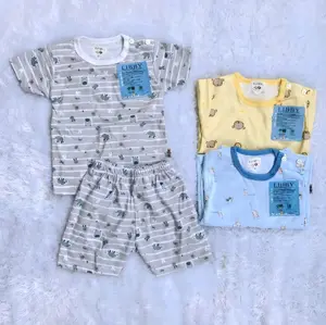 Setelan Libby Terbaru Pendek+ Pendek Series Pastel