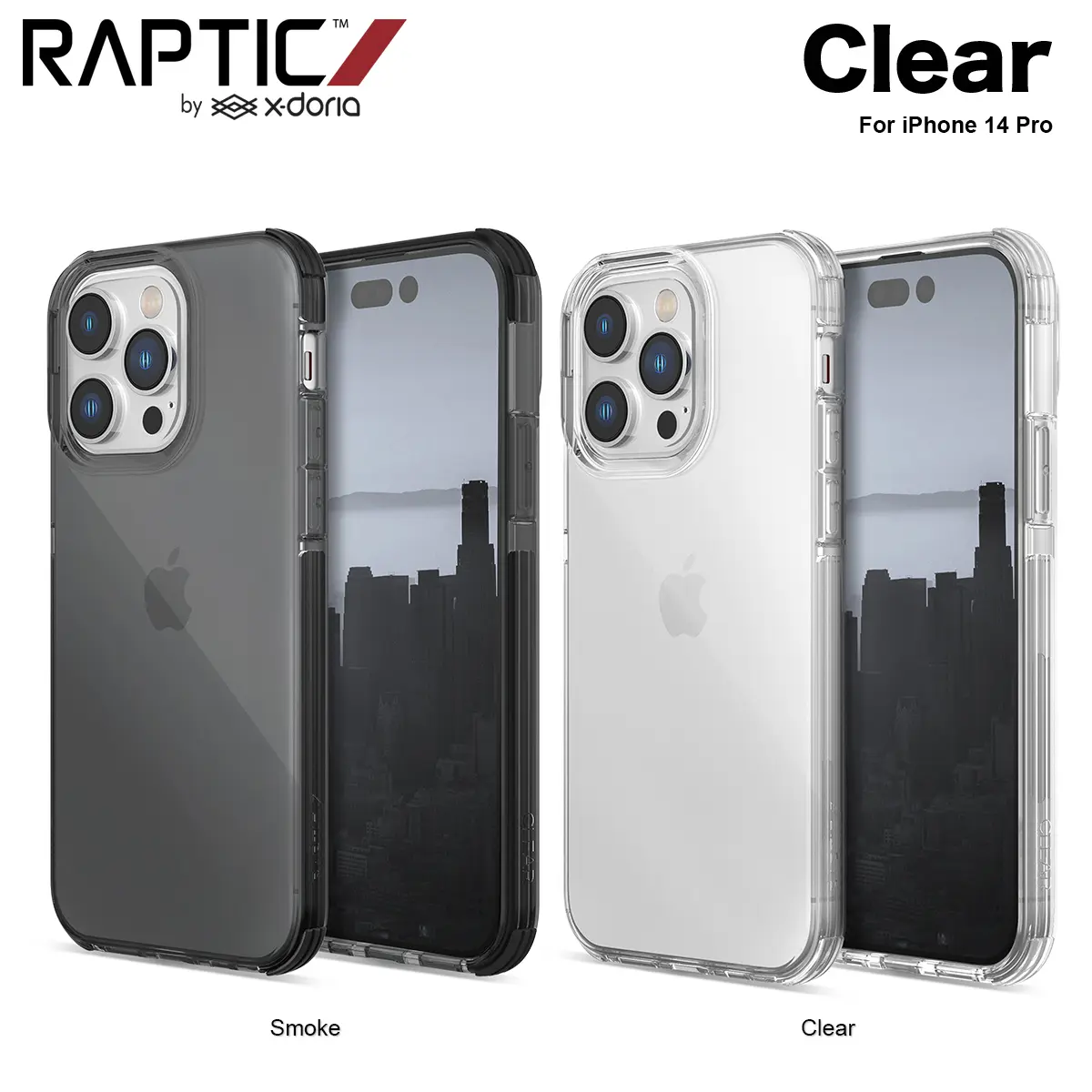 Casing iPhone 14 Pro XDoria Raptic CLEAR Drop Protection Case