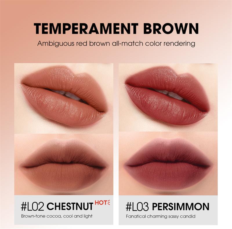 Product Introduction of 【COD】O.TW O.O 2-in-1 Soft Mist Double Sided Lip Mud Lipstick Waterproof Non Stick Cup Non Graduated Cup Velvet Mist Lipstick 25