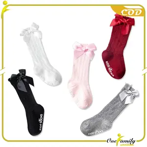 [COD] OFM P89 Kaos Kaki Anak Perempuan Panjang Pita Anti Tergelincir