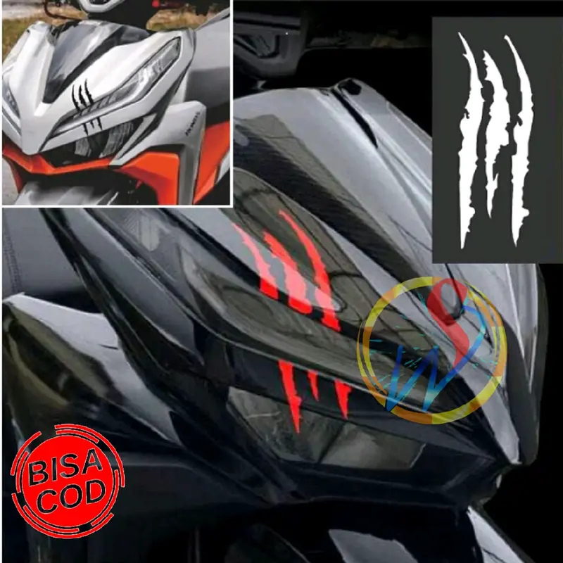 Sticker Cutting Cakar stiker motor,mobil Car 0