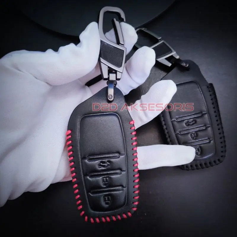 gantungan kunci/sarung kulit/cover remote Keyless mobil Toyota Fortuner Alphard lama Innova venturer Innova zenix 1