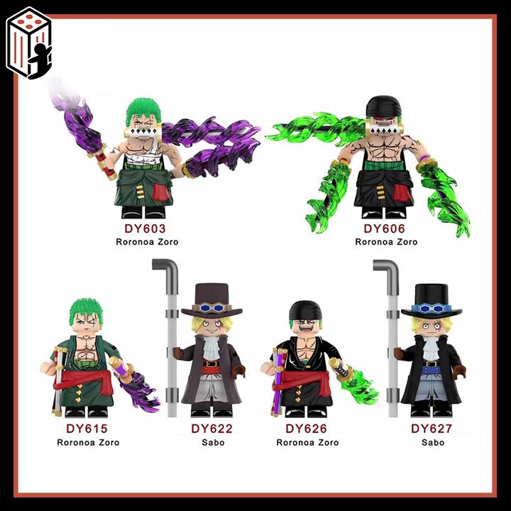 Zoro Wano Đồ chơi Lắp ráp One Piece Zoro Wano Yamato Mô hình Sabo Wano DY603-DY627