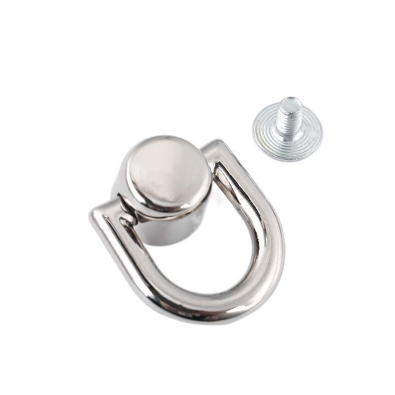Product Introduction of DIY Metal Bag Rivet Nail Buckle D Ring Tong Snap Metal Bag Rivet Nail Handbag Belt Hanger Hardware Accessorie Handbag Belt Briefcase 9