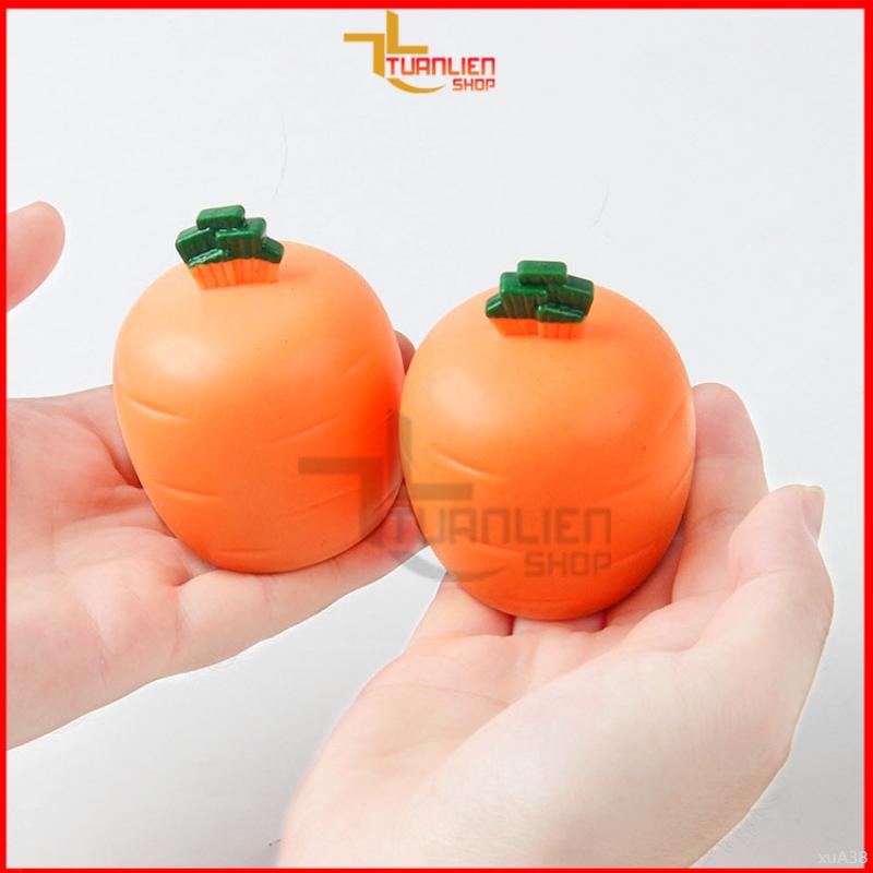 Đồ Chơi Thỏ Trắng Dễ Thương, Bóp Cốc Giải Nén Hình Củ Cà Rốt Mới Lạ. 5