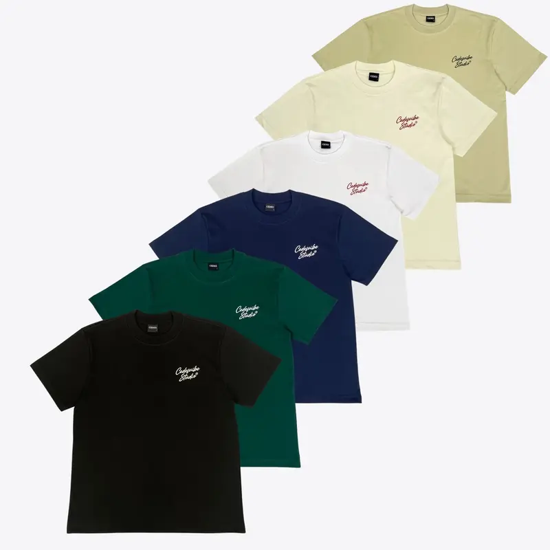 Áo Thun CEDES Unisex Form Rộng - Cedesvibe - Cotton 2 chiều co dãn 260GSM cổ tròn Menswear womenswear 1