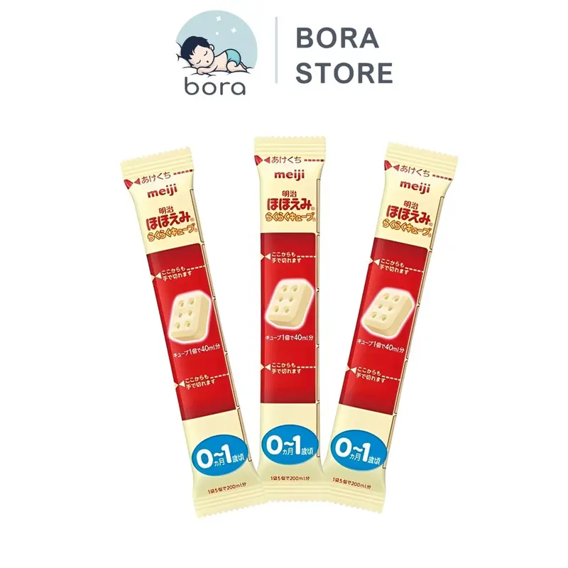Sữa thanh Meiji số 0 nội địa Nhật dành cho bé [tách lẻ thanh 27g] 0