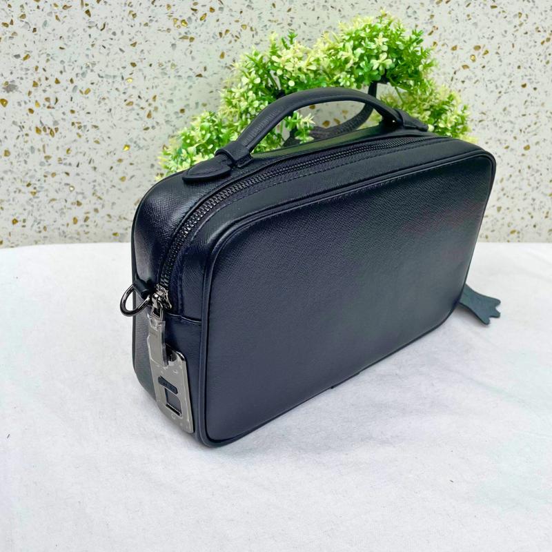 ( Khoá Vân tay ) Túi đeo chéo, Túi Đeo Vai, Clutch cầm tay Nam da bò Taiga cao cấp khoá vân tay sang trọng