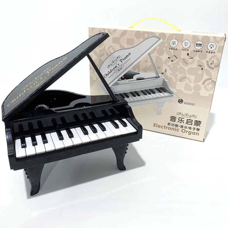 Đồ chơi Đàn Piano Mini 14 phím kèm đèn cho bé yêu - Kem Toys Voi