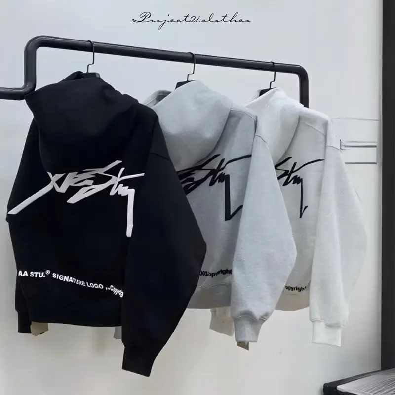 Áo Khoác Hoodie Aa Stu Ver 2 Unisex Nam Nữ Form Rộng Mũ To Top
