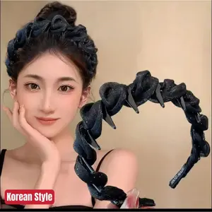Bando Bandana Rambut Korea Elegan Mudah Dipakai Harga Murah Clips