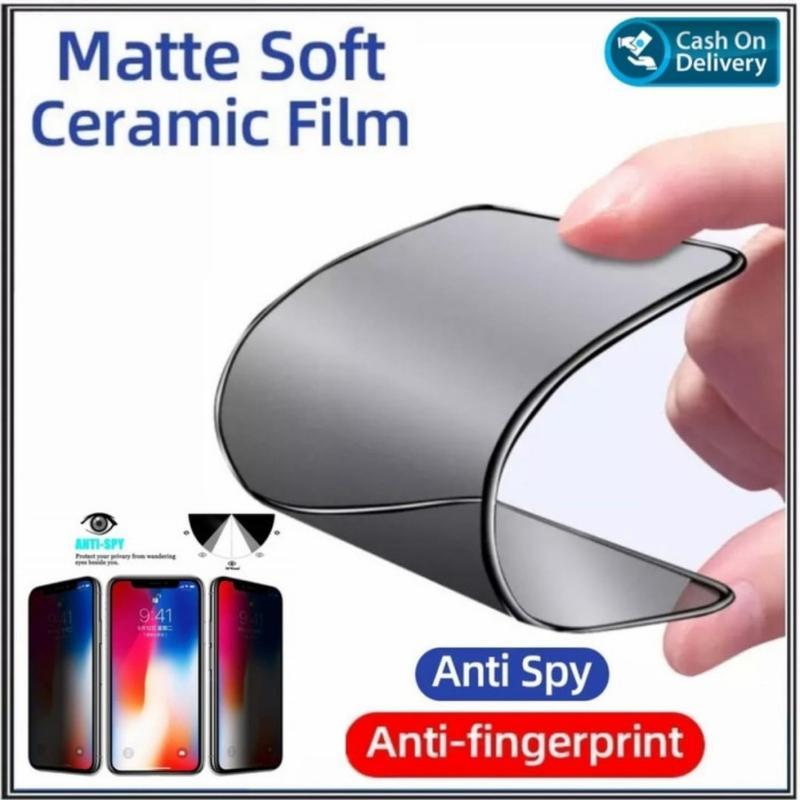 Anti Gores Ceramic For Vivo Y21 Y21s Y21a Y21t Y33s Matte Anti Spy Privacy Ponsel 2