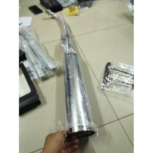  Pô xe máy Wave 110 - 1985 móc nhẹ nổ ấm đen Phụ Kiện Inox Phụ Tùng 