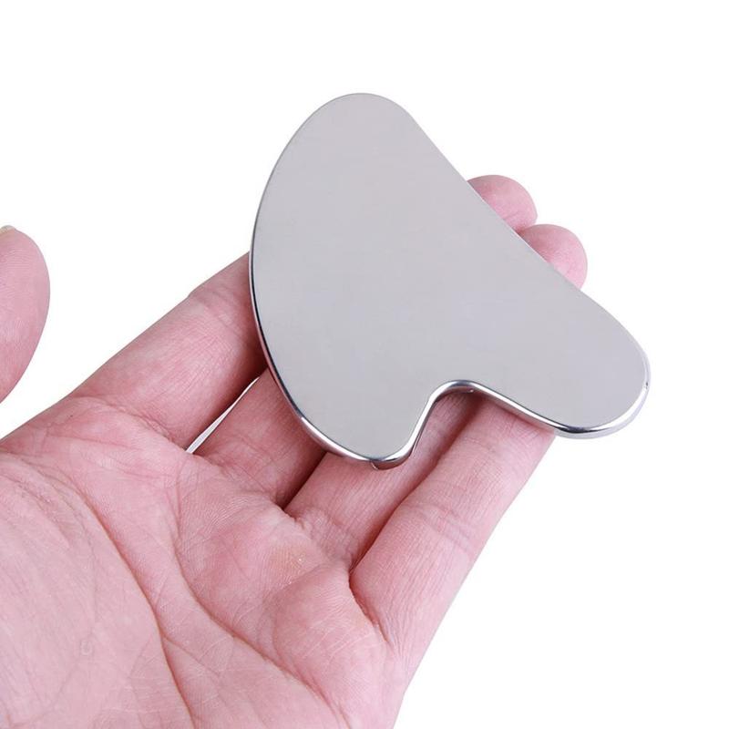 Stainless Steel Gua Sha Facial Tool Beauty Tool Universal GuaSha Massage Tool Remove Wrinkles Relieve Skin Fatigue Gua Sha Board for Face 6