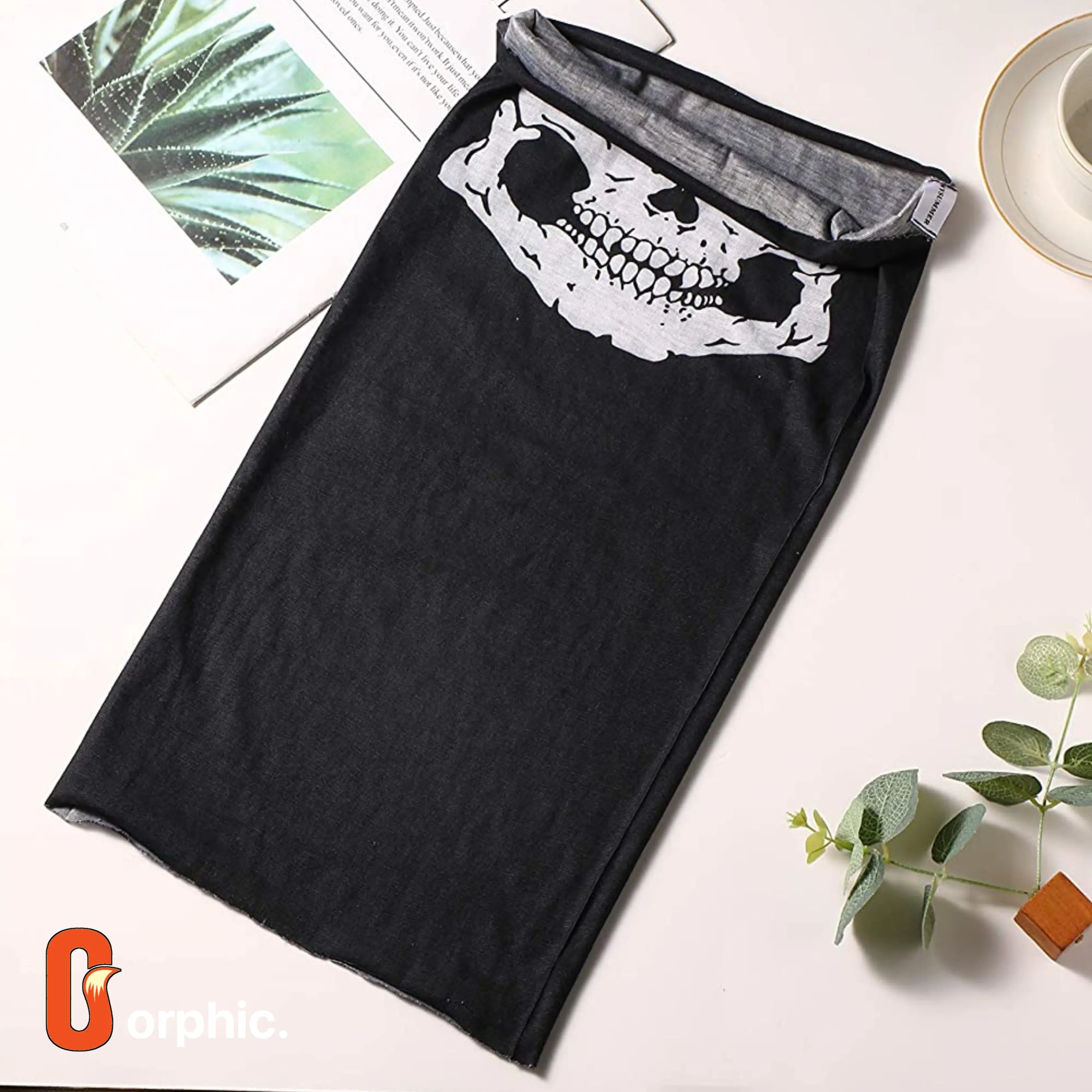 3 Pcs Masker Buff Bandana Motif Tengkorak - Masker Buff Pria Keren - Masker Berkendara - Orphic Store