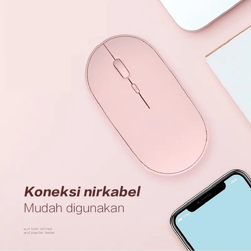 Wireless Optical Mouse Dan Minimalism - MSE6 3