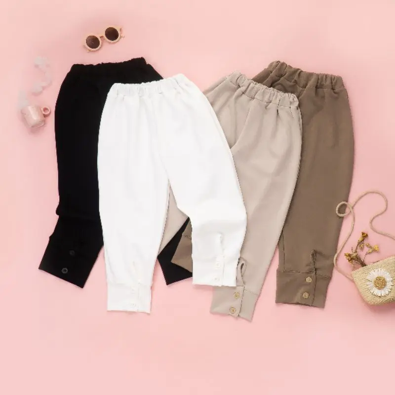 Celana Panjang Anak Perempuan 2-10 Tahun SCUBA PREMIUM LUNA PANTS | Celana Anak Scuba Kancing