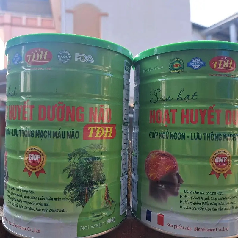 Sữa Hạt Hoạt Huyết Dưỡng Não hỗ trợ hoạt huyết , tăng cường tuần hoàn máu não giúp ngủ ngon hộp 900g 5