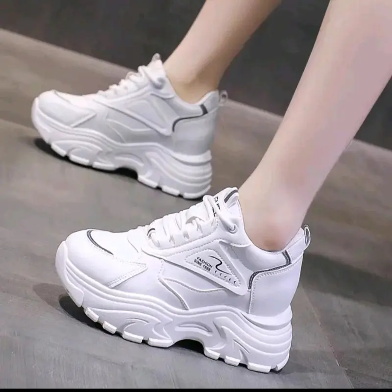 TĂNG 1 SIZE - Giày thể thao độn đế da 9p S hàng chuẩn QC Sneaker 3