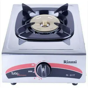 RINNAI RI-511 T KOMPOR GAS 1 TUNGKU / KOMPOR GAS 1 TUNGKU API TURBO RINNAI RI 511 T / RINNAI RI511T / KOMPOR RINNAI RI 511T Stainless