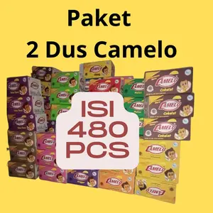 Serbuk Es Camelo 2 Dus campur rasa Isi 480 pcs Bubuk Drink Powder  Minuman