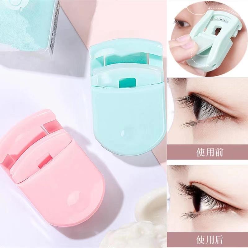 Dụng cụ uốn mi, màu caramel, màu Macaron, dụng cụ uốn mi cầm tay mini, dụng cụ uốn mi Nhật Bản và Hàn Quốc, dụng cụ làm đẹp mi, trợ lý nối mi Trang Điểm Mascara 2
