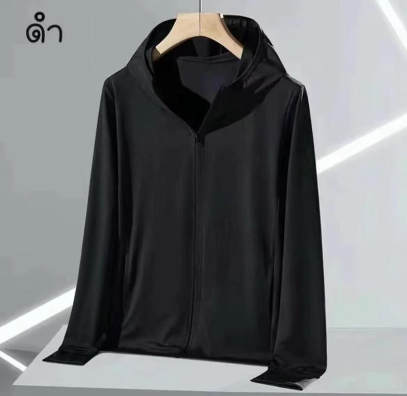 Product Introduction of เสื้อคลุมกันแดด เสื้อคลุมกัน UV เสื้อคลุมผ้าลื่น ป้องกันผิวจาก UV เนื้อผ้าบางใส่สบาย เสื้อคลุมมีฮู้ด Sport ออกกำลังกาย กีฬา 25