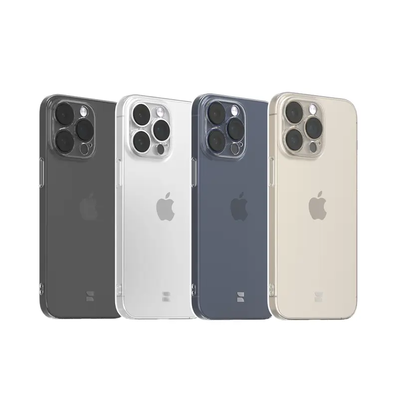 Slimcase Classic 2 Casing Transparan - Case iPhone untuk iPhone 15 Series - ketebalan 0,5mm, anti sinar UV, anti menguning, desain minimalis dan elegan 6
