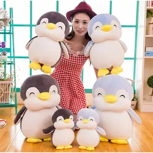Boneka Pinguin Lucu Bahan Plush Premium Kado Hadiah Anak Ulang Tahun boneka  pinguin