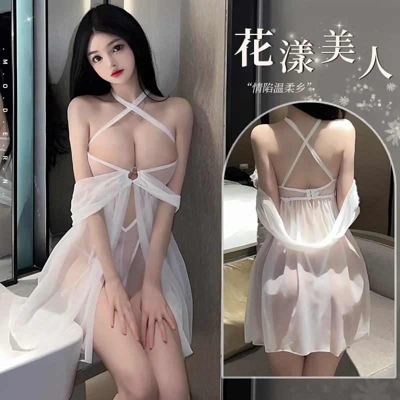 Lin Lin Ting Sexy Lingerie Women Flirting Hot Sexy Sleepwear Women Bed Temptation Nightdress Passion Set 2577 binders  women binders  women pasties binders  women baju  dinas  lisa  blackpink string belly  binder lace  bra string chest  binder la senza