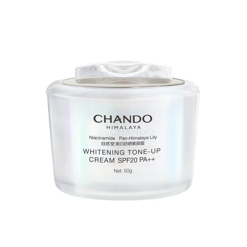 Kem Hỗ trợ Dưỡng trắng Nâng tông tức thì SPF20 PA++ (50g) Chando Himalaya 1