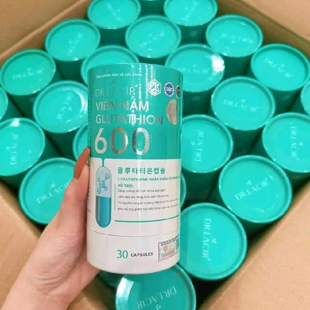 Viên uống Glu 600 ( giúp sáng da cải thiện nội tiết)