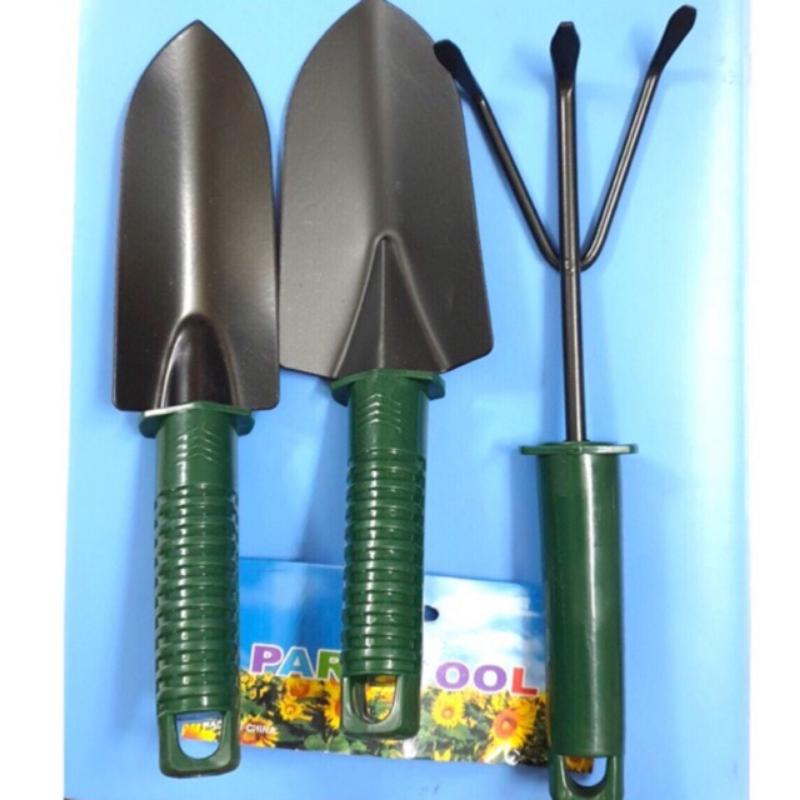 Product Introduction of Combo Bộ 3 Dụng Cụ Làm Vườn Đa Năng - Loại 1 rất dày Thép sơn không rỉ - Set of 3 Garden Tools (Size lớn: 265x80) 0