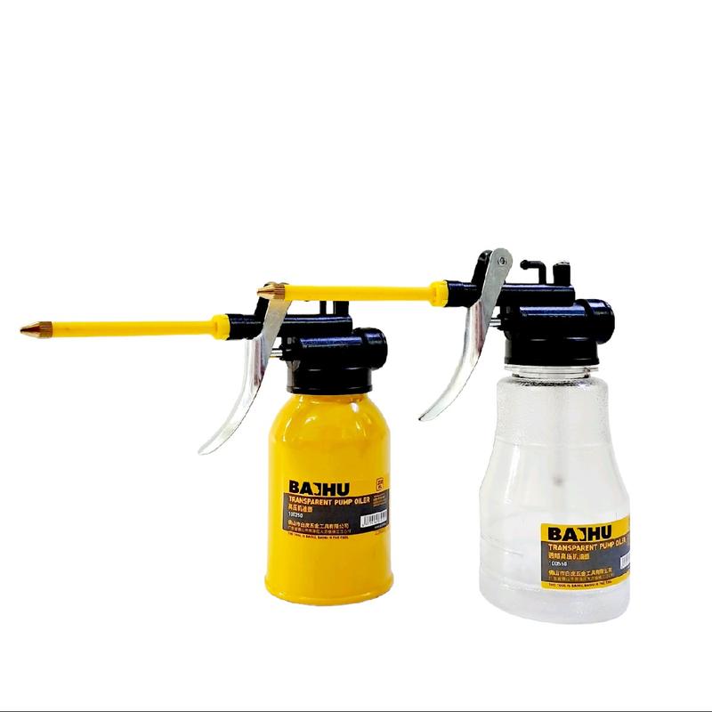 Bình châm dầu nhớt bằng nhựa, bình châm dầu nhớt bằng sắt hiệu Baihu