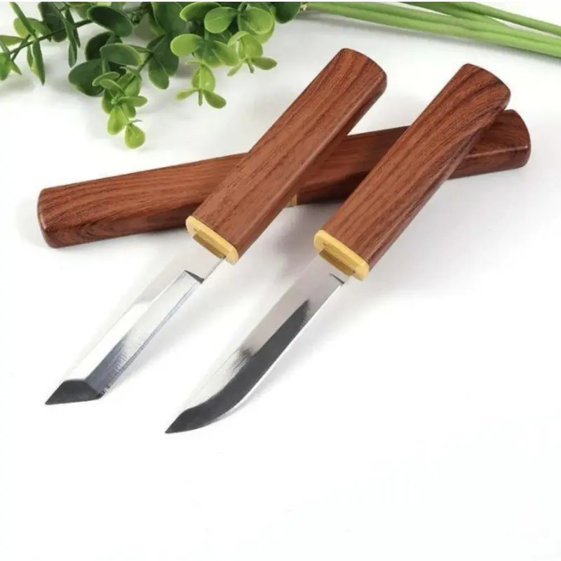 Pisau 2 in 1 Pisau Dapur Koki Pisau 2 in 1 Pisau Double Baja Kitchenware pisau daging katana 1