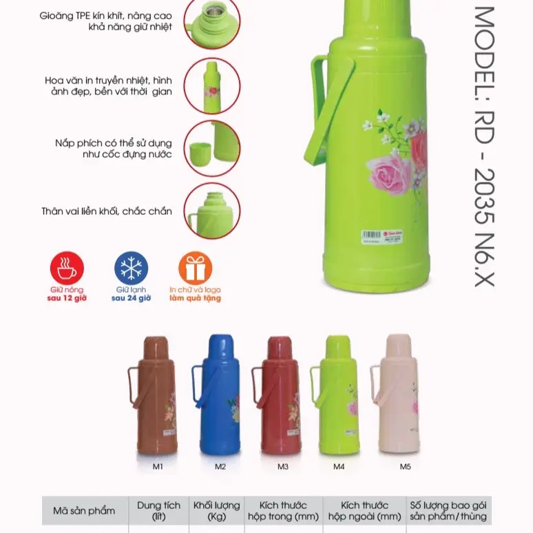 Gioăng  cổ ruột  phích 2L và 3,2L Rạng Đông Cao Su 5