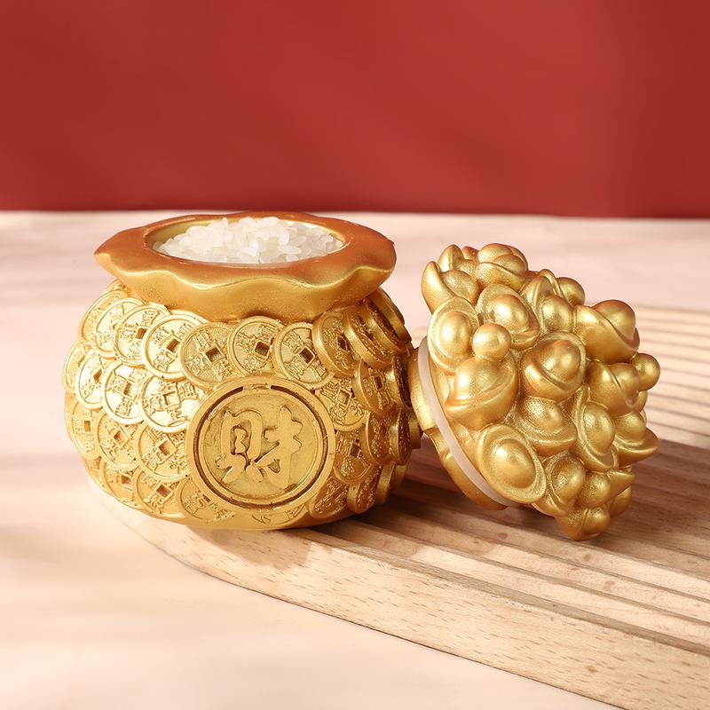 【Hot Hũ Đựng Muối Gạo Tà.i Lộ.c Đầu Năm Mới 2025 Decor Decor Phòng Trang Trí Nhà