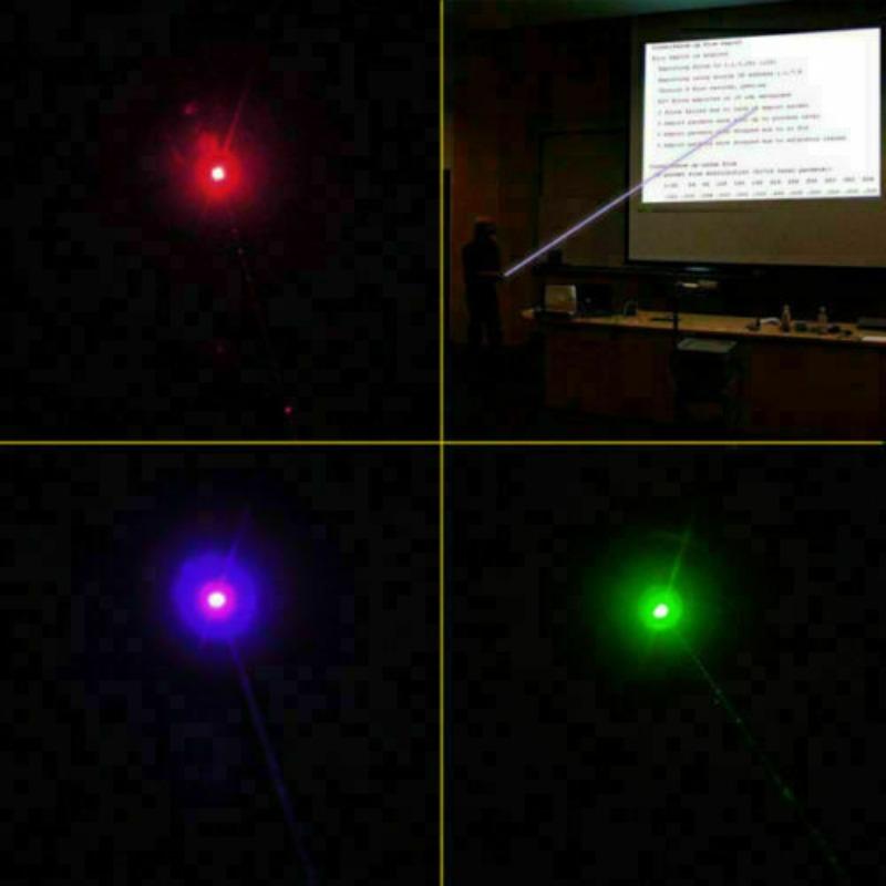 Con trỏ Laser, 500 METR, Phạm vi màu xanh lá cây và màu đỏ, CỰC KỲ CHẮC CHẮN / RẤT RẠNG RỠ, 1mW 6