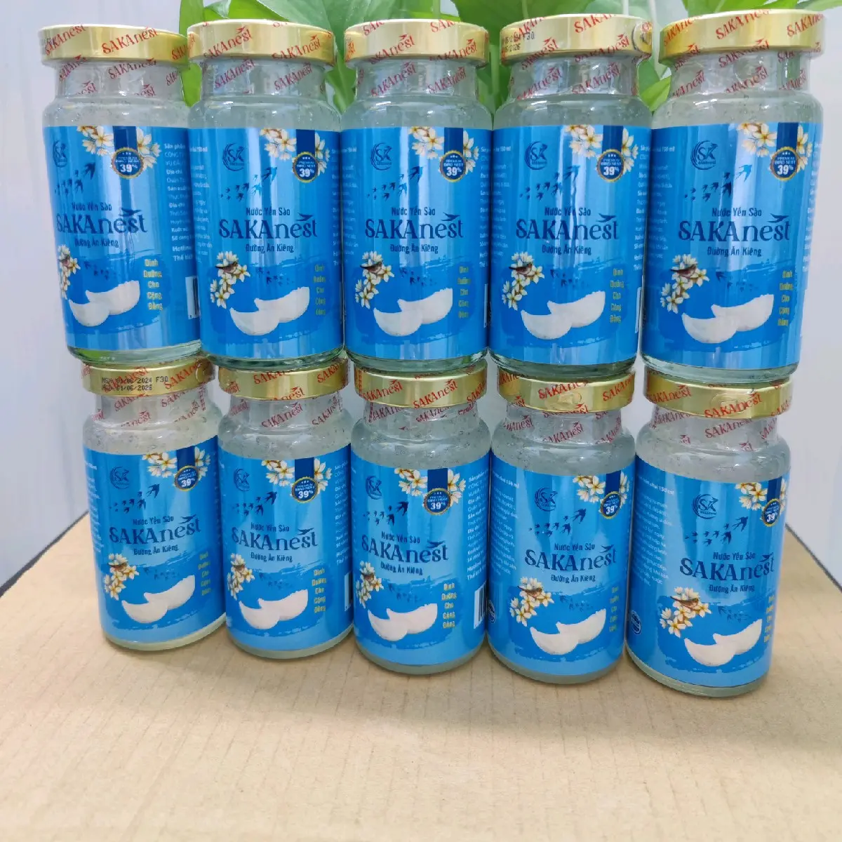 Combo 20 lọ yến Ăn Kiêng SaKanest 150ml-39% yến - Bổ sung sức khoẻ cho Người Tiểu Đường ( sản phẩm không hộp )