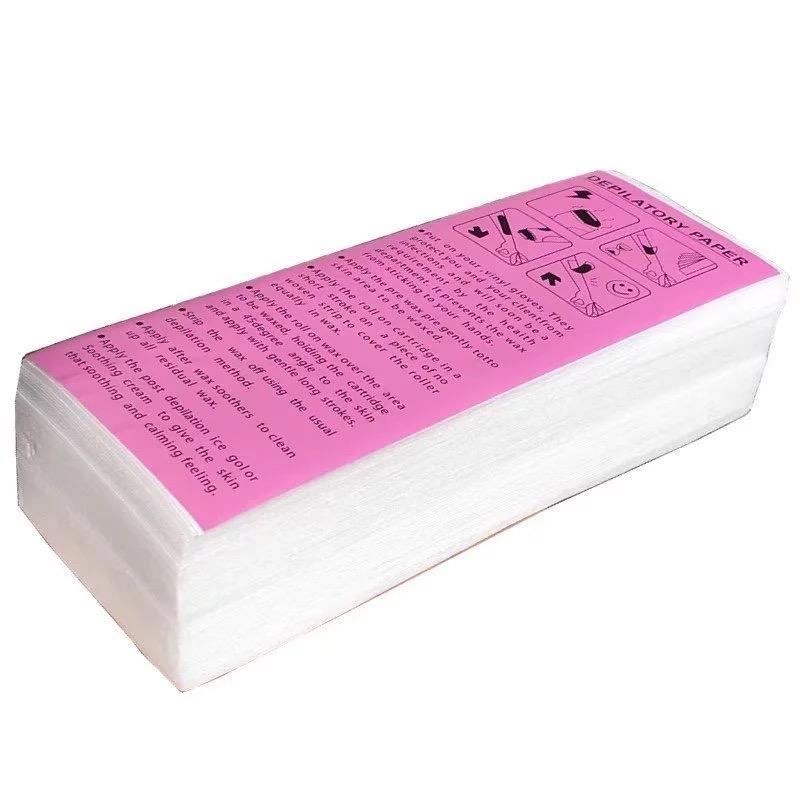 Giấy wax lông chuyên dụng 100 tờ Waxing Cạo Râu sap  wax 3