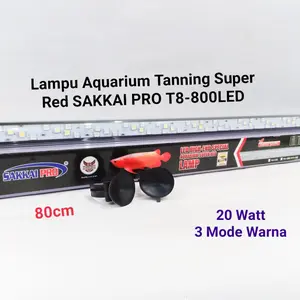 Lampu Led Sakkai Pro T8-800LED 3 Mode / Lampu LED Aquarium / Lampu Celup / Lampu 3 mode / Lampu Aquascape / Lampu Tanning Aquarium / Premium LED Aquarium Tanning Lamp / Lampu Tanning Arwana / Lampu Tanning / Sakkai Pro t8 800 led / lampu tanning celup